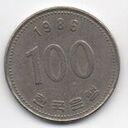 South Korea, 100 Won, 1986